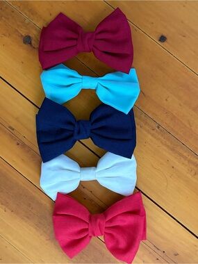 Bow barrettes